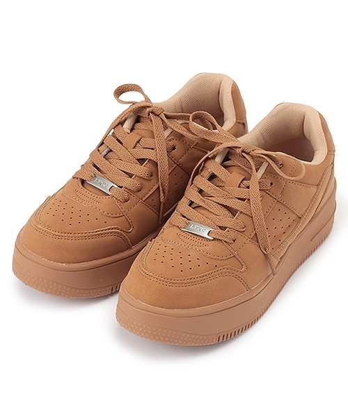 セール】【LTXC】【軽量】厚底コートスニーカー（スニーカー
