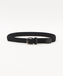 【稼働美品】 UNITED ARROWS UAB スクエア　黒ベルト TORY LEATHER＞ CREASED BELT/ベルト （ベルト・サスペンダー