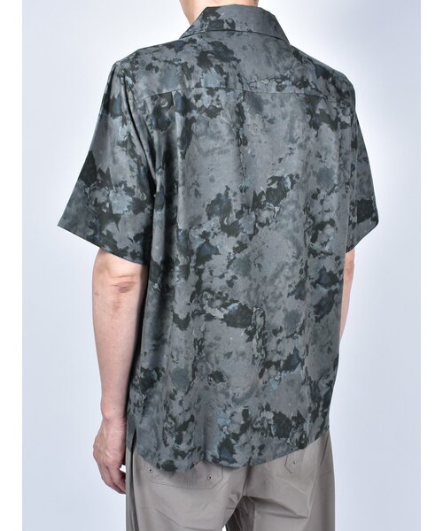 CUSTOM CULTURE（カスタムカルチャー）の「【Custom Culture】 プリントウォッシャブルレーヨンオープンカラーシャツ ショートスリーブシャツ 半袖シャツ（シャツ/ブラウス・メンズ・ブルー系/グレー系その他4/オレンジ系/ホワイト系1・2/3）」の10枚目の写真