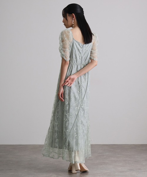 atlo(アトロ)の「トルネード パイピングスクエアネック フレア パーティー ドレス セレモニー ロング&七分袖 結婚式 二次会 フォーマル オケージョンドレス 同窓会 成人式 お呼ばれ 謝恩会 20代 30代(ドレス・レディース・イエロー/ミント/ブラウン/ブラック/ブラック系その他・M/S/L)」の20枚目の写真