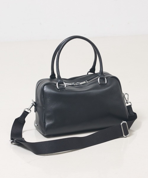 soeur(スール)の「【新色追加】●SOEUR/レザーボストンバッグ(ボストンバッグ・レディース・ブラック/ダークブラウン/グレイッシュベージュ/ブラック系その他/クリーム/アイボリー・フリー)」の19枚目の写真