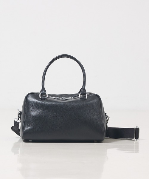 soeur(スール)の「【新色追加】●SOEUR/レザーボストンバッグ(ボストンバッグ・レディース・ブラック/ダークブラウン/グレイッシュベージュ/ブラック系その他/クリーム/アイボリー・フリー)」の10枚目の写真