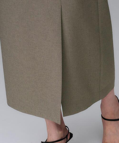 UNTITLED（アンタイトル）の「【セットアップ可/洗える】スラブナロースカート（スカート・レディース・ブラウン系その他/ブラック・50/48/46/44/42/04/03/02/01/00）」の17枚目の写真