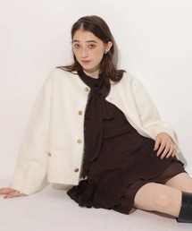 アプワイザー えびちゃん ビジューダウン♡ Apuweiser-riche｜アプワイザー・リッシェの通販 - ZOZOTOWN