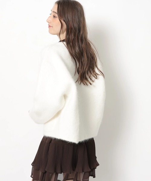 【新品】リランドチュール　アンゴラコクーンニットジャケット 新品】リランドチュール アンゴラコクーンニットジャケット アンゴラ