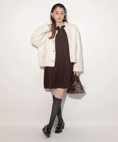 urarayaha 　wai+ ニットジャケット ZARAのニットジャケットで春カジコーデ💛 | 華組 根村麻里の