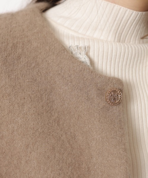 アンゴラコクーンニットジャケット（ニット/セーター）｜Rirandture