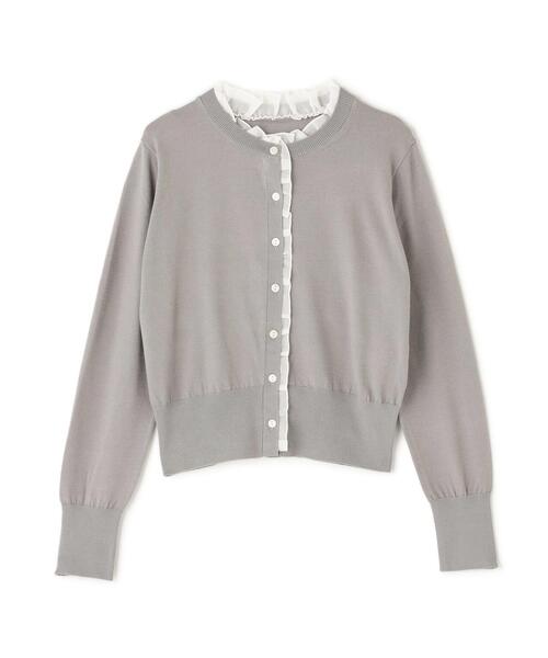 セール】◇フリルトリムカーディガン（カーディガン/ボレロ）｜NATURAL