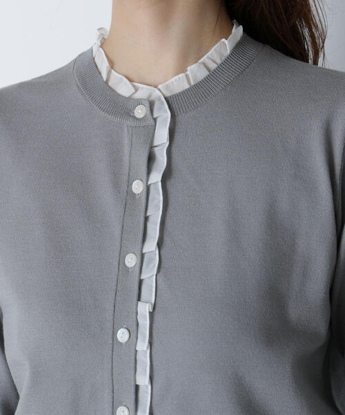 セール】◇フリルトリムカーディガン（カーディガン/ボレロ）｜NATURAL