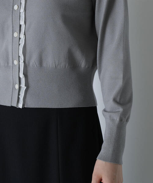 セール】◇フリルトリムカーディガン（カーディガン/ボレロ）｜NATURAL