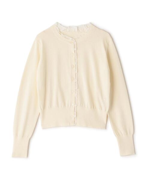 セール】◇フリルトリムカーディガン（カーディガン/ボレロ）｜NATURAL