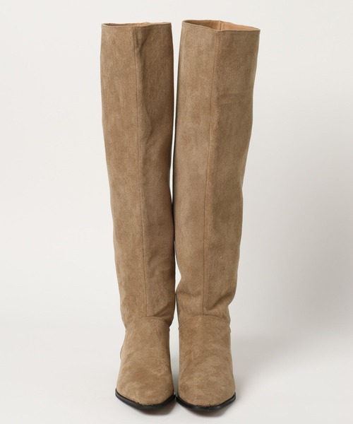 3.3 Field Trip (3.3フィールドトリップ)の「3.3 Field Trip/スエードスラウチブーツ(ブーツ・レディース・ブラック/ベージュ・LARGE/MEDIUM)」の4枚目の写真