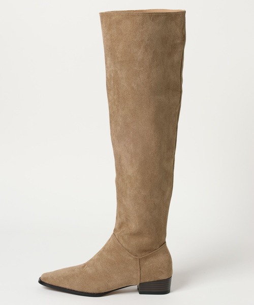 3.3 Field Trip (3.3フィールドトリップ)の「3.3 Field Trip/スエードスラウチブーツ(ブーツ・レディース・ブラック/ベージュ・LARGE/MEDIUM)」の7枚目の写真