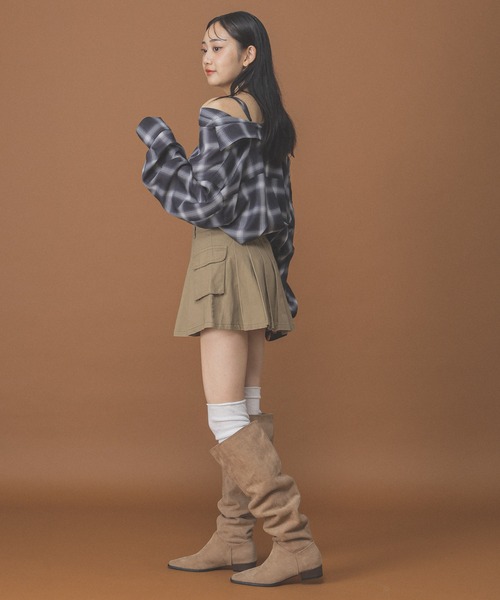 3.3 Field Trip (3.3フィールドトリップ)の「3.3 Field Trip/スエードスラウチブーツ(ブーツ・レディース・ブラック/ベージュ・LARGE/MEDIUM)」の22枚目の写真