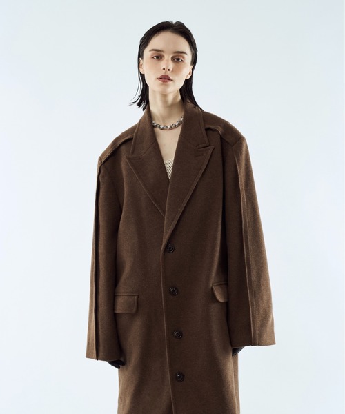 seyto（セイト）の「Outseam line long coat / アウトシームライン