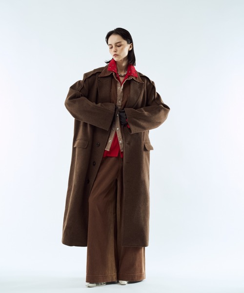 seyto サイズ3 / アウトシームラインロングコート Outseam line long coat / アウトシームラインロングコート