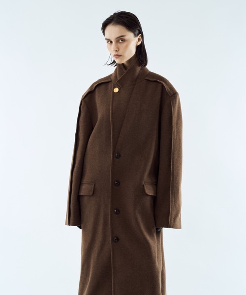 Outseam line long coat / アウトシームラインロングコート