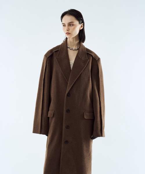 Outseam line long coat / アウトシームラインロングコート