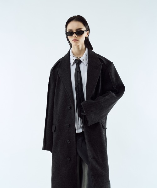 Outseam line long coat / アウトシームラインロングコート