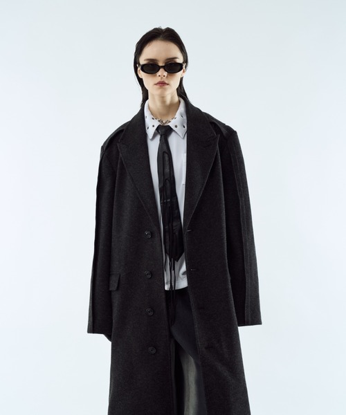 Outseam line long coat / アウトシームラインロングコート