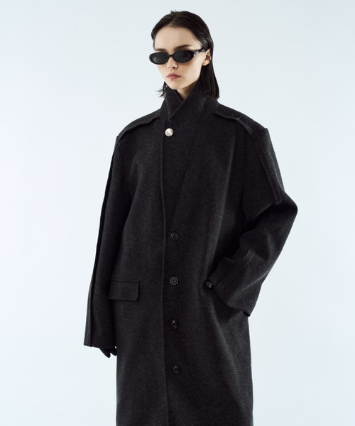 seyto（セイト）の「Outseam line long coat / アウトシームライン