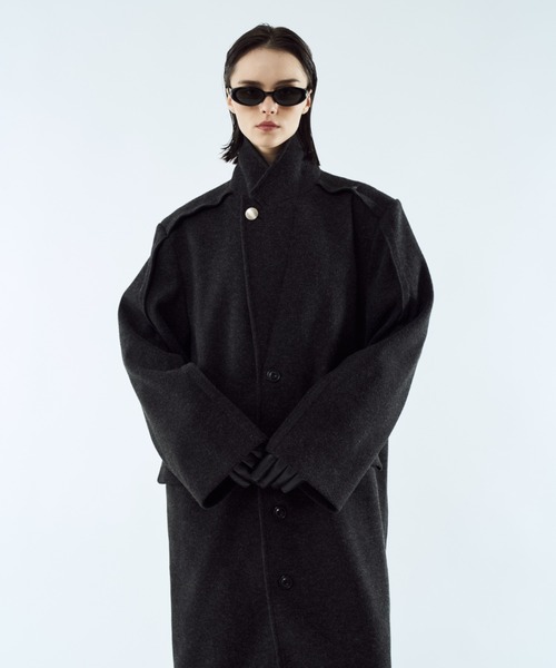 seyto サイズ2 / アウトシームラインロングコート セール】Outseam line long coat / アウトシームラインロングコート