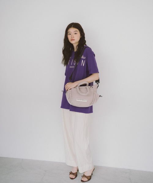 THEATRE PRODUCTS（シアタープロダクツ）の「パファー２WAYショルダーバッグM（ショルダーバッグ・レディース・グレー/ブラック・FREE）」の3枚目の写真