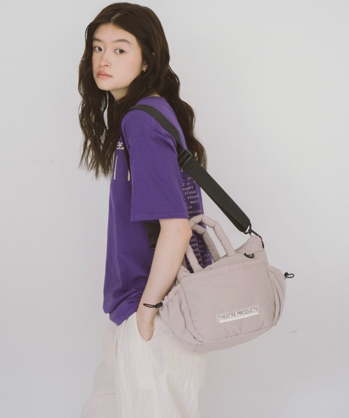 THEATRE PRODUCTS（シアタープロダクツ）の「パファー２WAYショルダーバッグM（ショルダーバッグ・レディース・グレー/ブラック・FREE）」の6枚目の写真