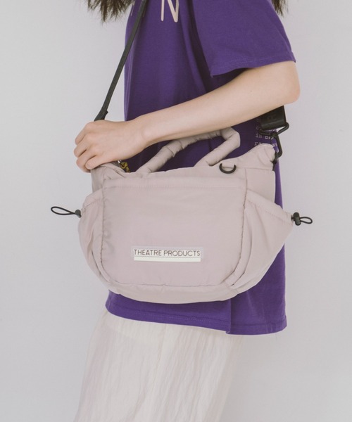 THEATRE PRODUCTS（シアタープロダクツ）の「パファー２WAYショルダーバッグM（ショルダーバッグ・レディース・グレー/ブラック・FREE）」の10枚目の写真