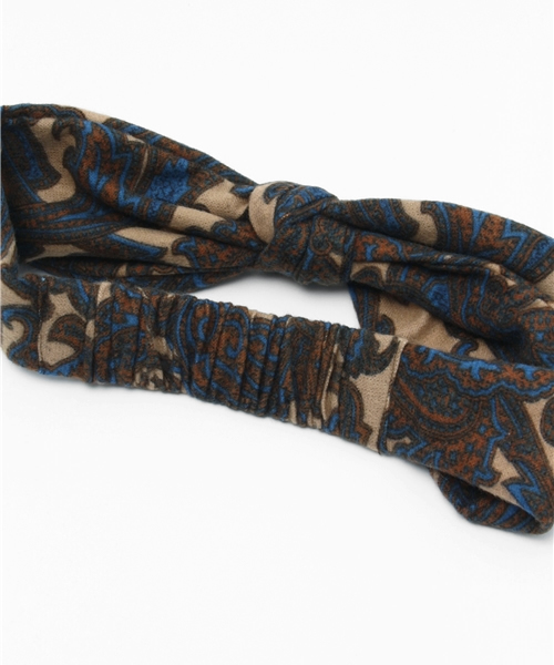 Kastane（カスタネ）の「結びヘアバンド（その他ヘアアクセサリー・レディース・ベージュ/レッド・FREE）」の6枚目の写真