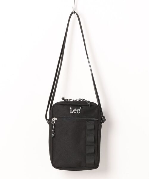 Lee(リー)の「Lee/リー 撥水 ロゴ ワンポイント刺繍 テープ付き ミニショルダーバッグ/レディース メンズ(ショルダーバッグ・レディース・グレー/ブラック/カーキ/ベージュ・FREE)」の5枚目の写真