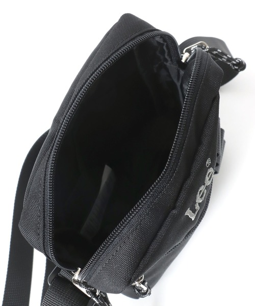 Lee(リー)の「Lee/リー 撥水 ロゴ ワンポイント刺繍 テープ付き ミニショルダーバッグ/レディース メンズ(ショルダーバッグ・レディース・グレー/ブラック/カーキ/ベージュ・FREE)」の15枚目の写真