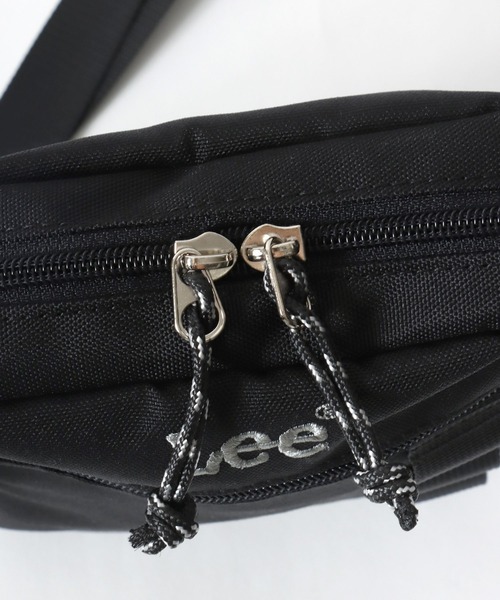 Lee(リー)の「Lee/リー 撥水 ロゴ ワンポイント刺繍 テープ付き ミニショルダーバッグ/レディース メンズ(ショルダーバッグ・レディース・グレー/ブラック/カーキ/ベージュ・FREE)」の17枚目の写真