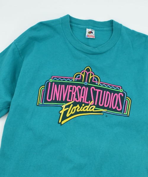 LABORATORY R(ラボラトリーアール)の「【USED】90’s Fruit of the Loom “Universal Studios Florida” 企業ロゴ Tシャツ USA製(Tシャツ/カットソー・メンズ・グリーン・LARGE)」の2枚目の写真