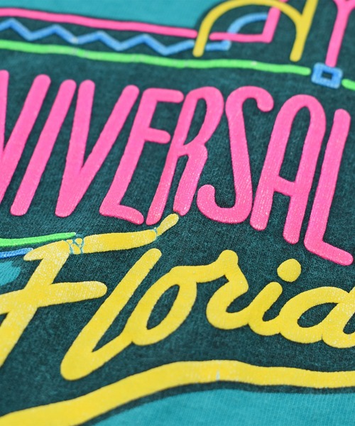 LABORATORY R(ラボラトリーアール)の「【USED】90’s Fruit of the Loom “Universal Studios Florida” 企業ロゴ Tシャツ USA製(Tシャツ/カットソー・メンズ・グリーン・LARGE)」の3枚目の写真