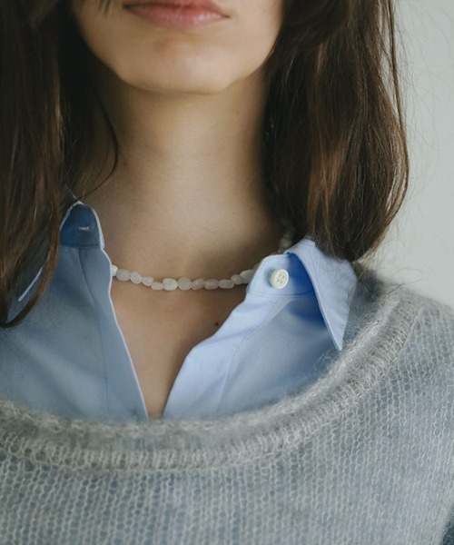 ETRE TOKYO(エトレトウキョウ)の「ムーンストーンビーズネックレス(ネックレス・レディース・オフホワイト・FREE)」の4枚目の写真