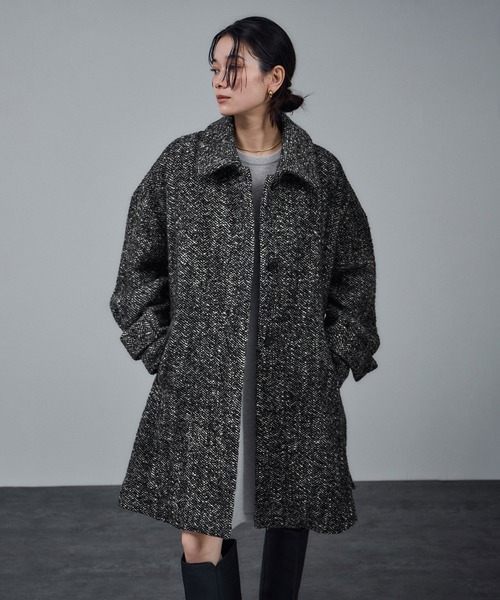 BALLIオーバーサイズステンカラーコート（ステンカラーコート）｜SALON
