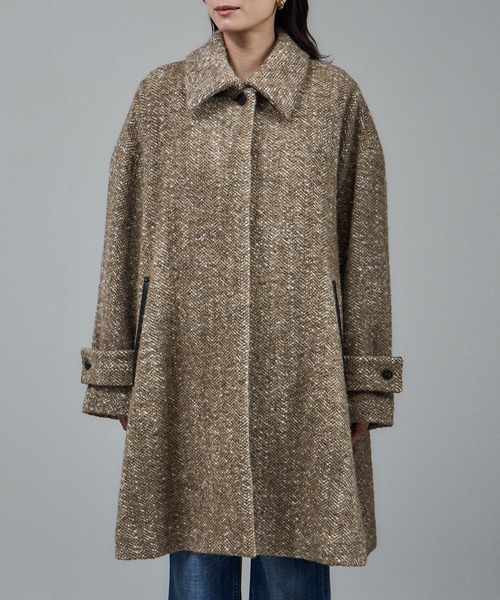 セール】BALLIオーバーサイズステンカラーコート（ステンカラーコート