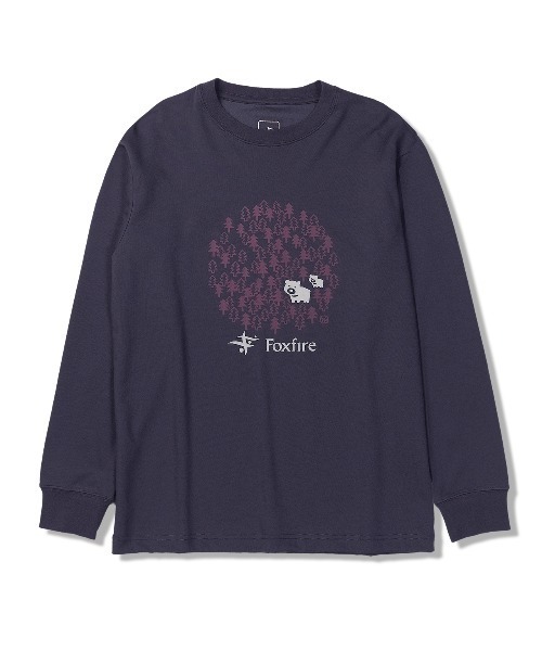 Foxfire（フォックスファイヤー）の「ＴＣベアフォレストＴ（Tシャツ/カットソー・レディース・オフホワイト/レッド/サンドグレー/チャコール・L/M）」の4枚目の写真