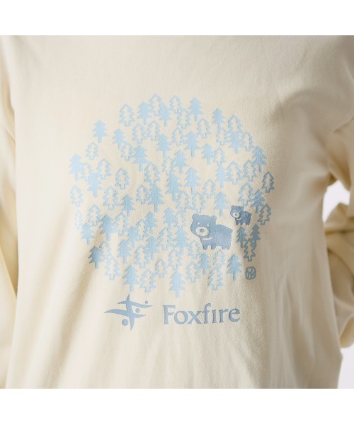 Foxfire（フォックスファイヤー）の「ＴＣベアフォレストＴ（Tシャツ/カットソー・レディース・オフホワイト/レッド/サンドグレー/チャコール・L/M）」の6枚目の写真