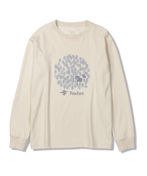Foxfire（フォックスファイヤー）の「ＴＣベアフォレストＴ（Tシャツ/カットソー・レディース・オフホワイト/レッド/サンドグレー/チャコール・L/M）」の7枚目の写真