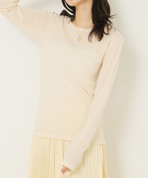 abahouse mavie | ソフトチュールロンT(Tシャツ/カットソー)