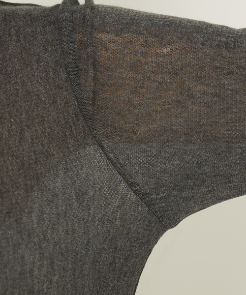 abahouse mavie（アバハウスマヴィ）の「ソフトチュールロンT（Tシャツ/カットソー・レディース・ブラック/チャコールグレー/クリーム/ホワイト・フリー）」の17枚目の写真