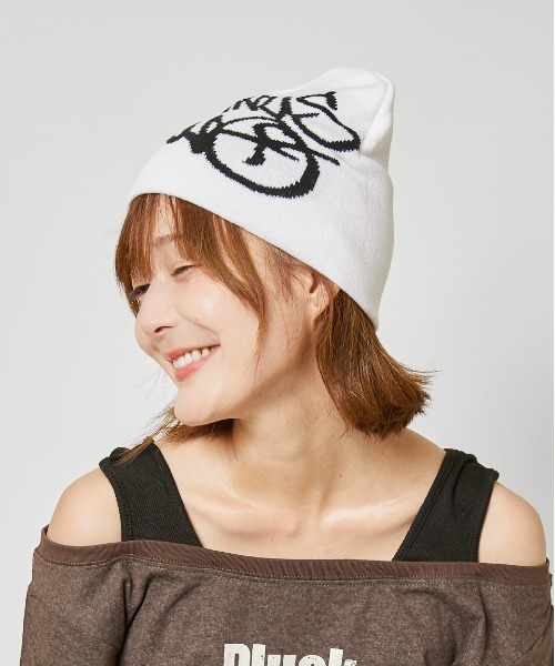 セール】《ストリートロゴ×ユニセックス》ボーイビーニー ニット帽