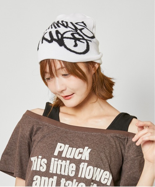 セール】《ストリートロゴ×ユニセックス》ボーイビーニー ニット帽