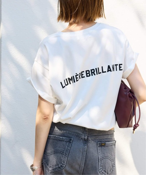 SLOBE IENA(スローブイエナ)の「《追加2》1ST ETOILE Tシャツ(Tシャツ/カットソー・レディース・ホワイト/ブラウン/グレー・FREE)」の1枚目の写真