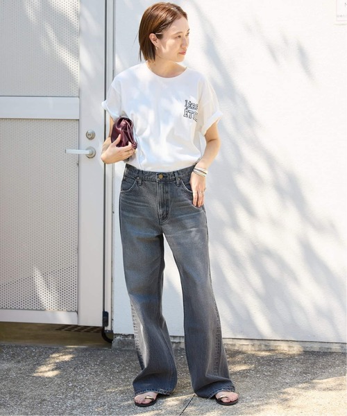 SLOBE IENA(スローブイエナ)の「《追加2》1ST ETOILE Tシャツ(Tシャツ/カットソー・レディース・ホワイト/ブラウン/グレー・FREE)」の20枚目の写真