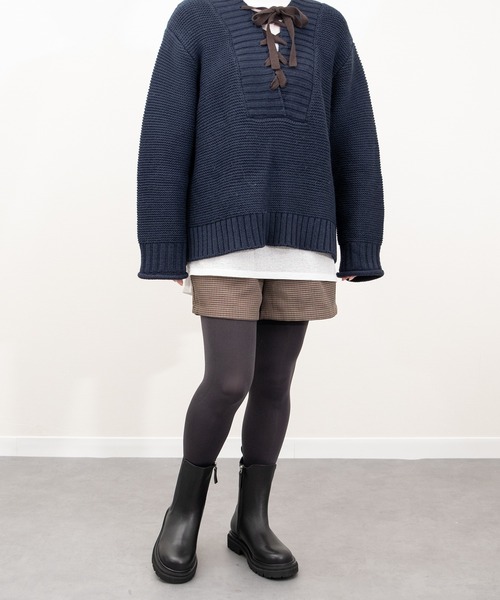 PARADIS COULEUR（パラディクルール）の「【PARADIS COULEUR】防滑ソール撥水サイドゴアショートブーツ(353040)（ブーツ・レディース・ブラック/ダークブラウン・24.5/24/23.5/23/22.5）」の6枚目の写真