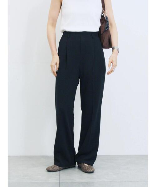 Samansa Mos2 blue(サマンサモスモスブルー)の「カットジョーゼットセミフレアパンツ(その他パンツ・レディース・カーキ/ブラック/ブラウン・F)」の18枚目の写真