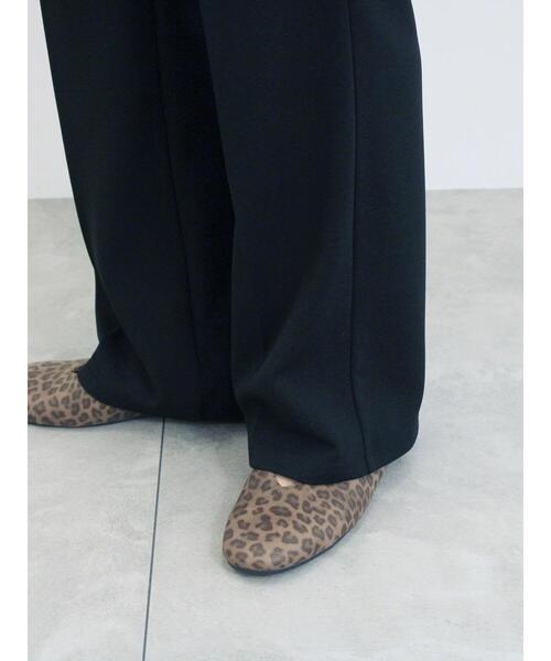 Samansa Mos2 blue(サマンサモスモスブルー)の「カットジョーゼットセミフレアパンツ(その他パンツ・レディース・カーキ/ブラック/ブラウン・F)」の17枚目の写真